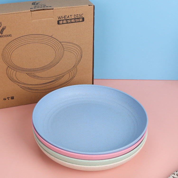 Wheat Straw Dinner Plates - Eco-Friendly & Biodegradable