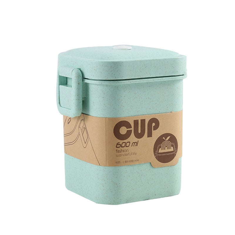 Wheat Straw Bento Box (850ml) & Soup Pot (600ml)