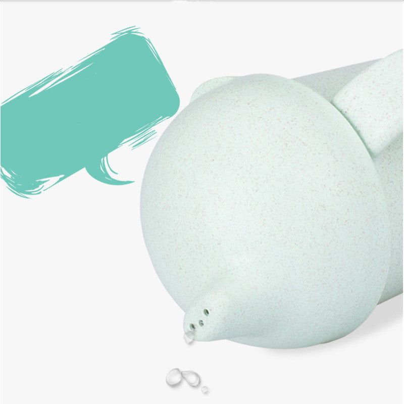 Children's Wheat Straw Leakproof Sippy Cup with Handle