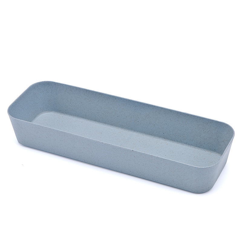 Wheat Straw Storage Box & Drawer Organizer