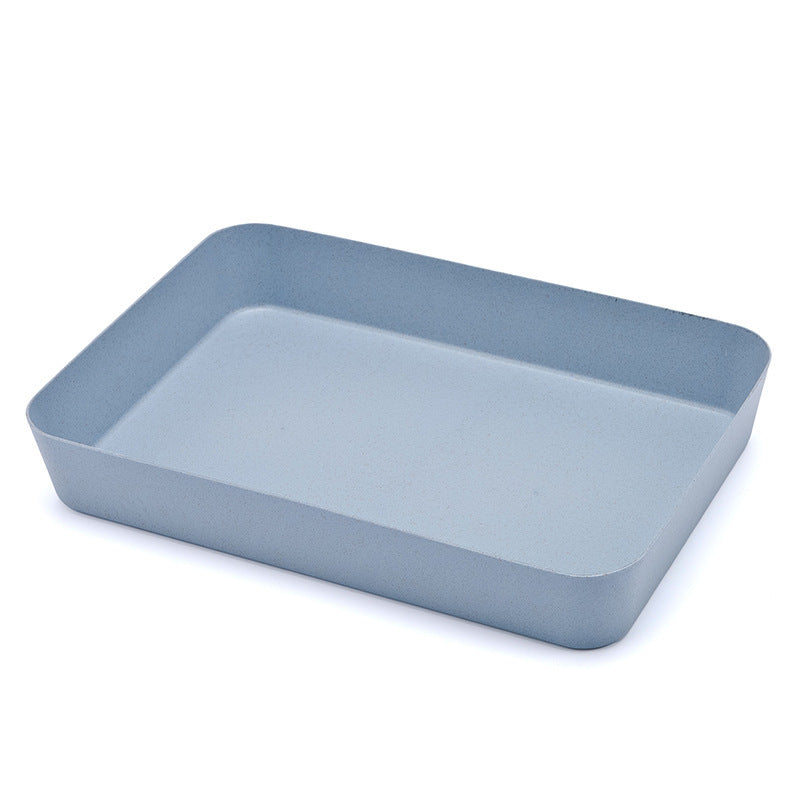 Wheat Straw Storage Box & Drawer Organizer