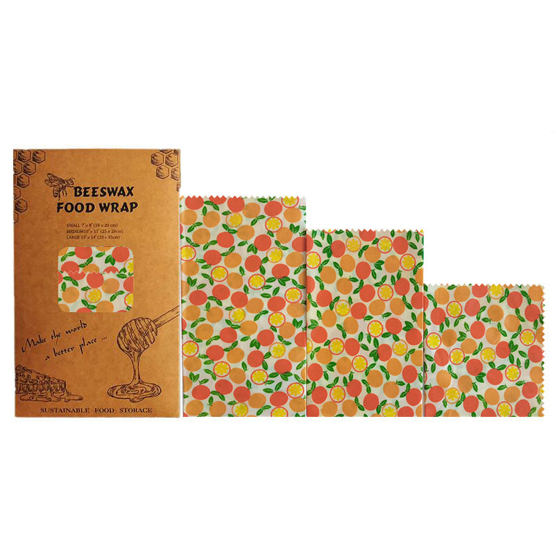 Beeswax Food Wraps – 3-Pack, 4-Pack & DIY Roll