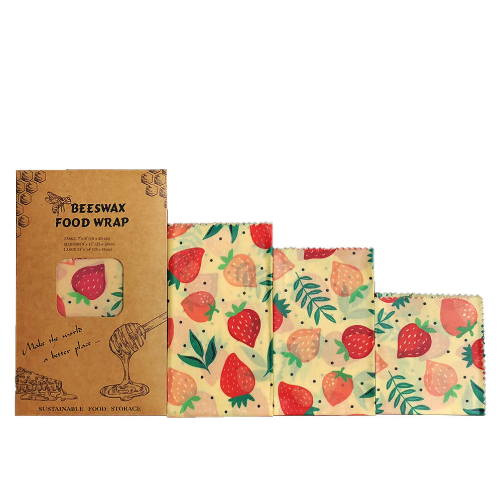 Beeswax Food Wraps – 3-Pack, 4-Pack & DIY Roll