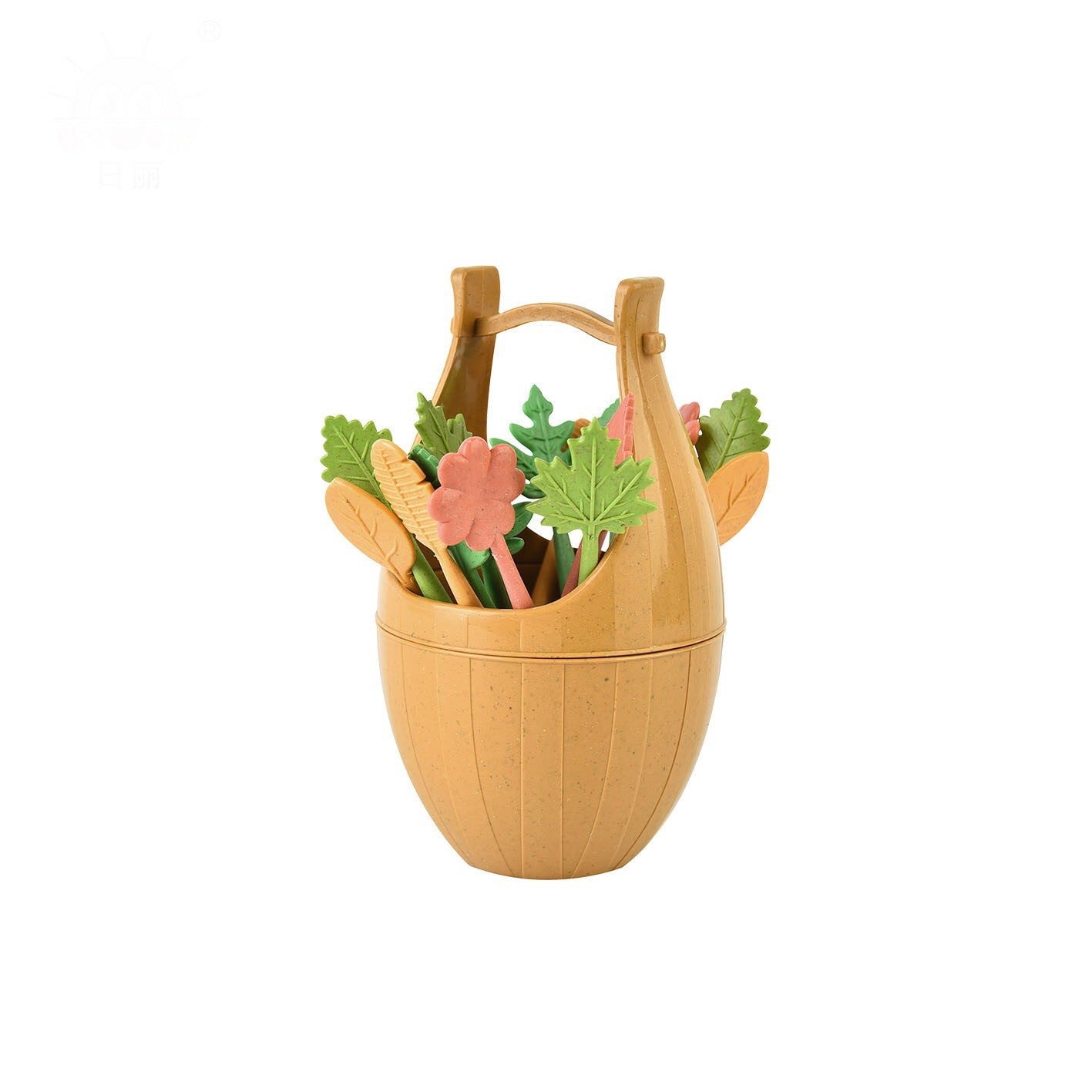 Wheat Straw Fruit and Dessert Fork Set - 16-Piece