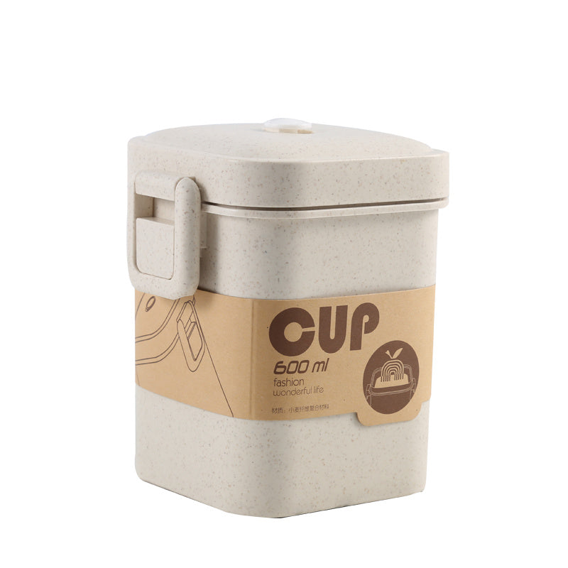 Wheat Straw Bento Box (850ml) & Soup Pot (600ml)