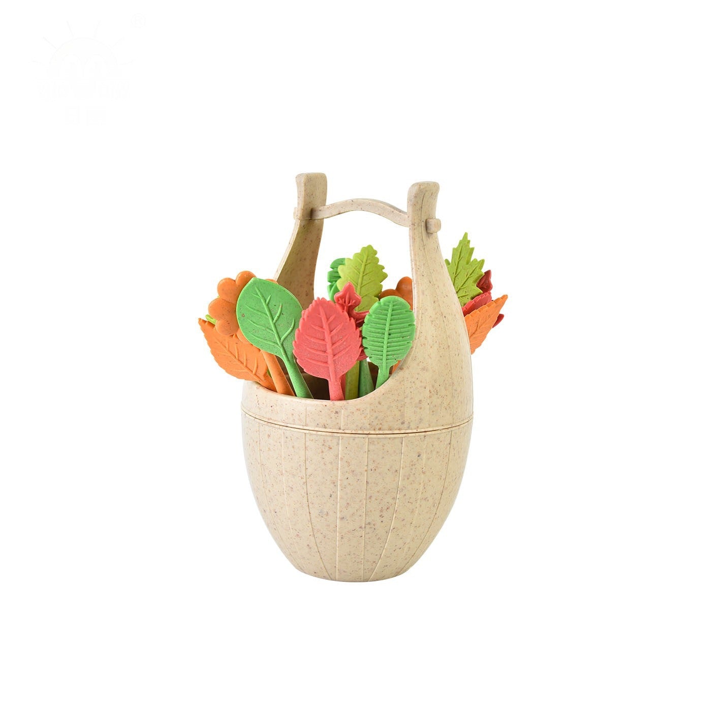 Wheat Straw Fruit and Dessert Fork Set - 16-Piece
