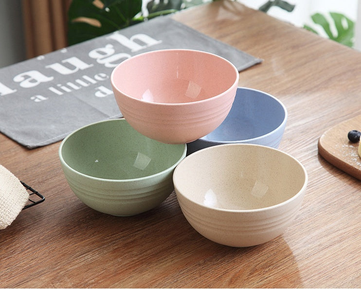 Wheat Straw Bowls Set