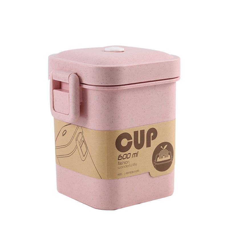 Wheat Straw Bento Box (850ml) & Soup Pot (600ml)