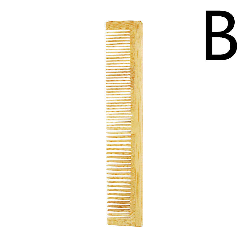 Bamboo Comb Set – Wide, Fine, and Tail Comb
