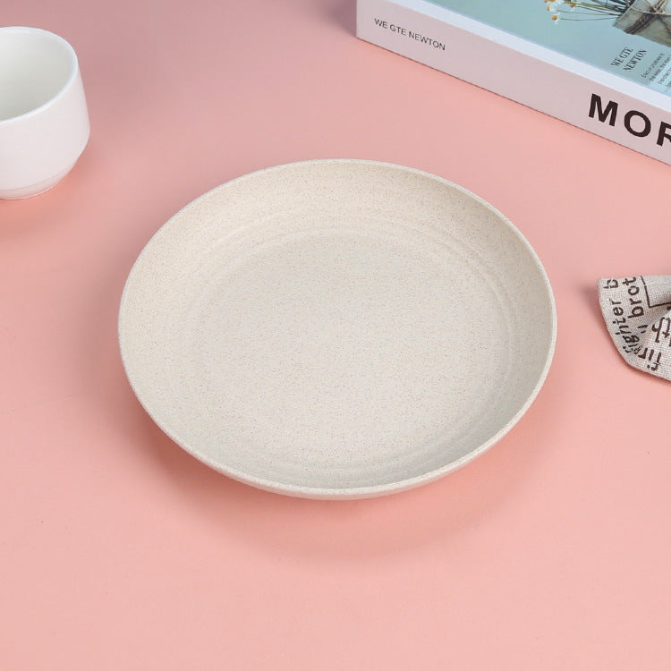 Wheat Straw Dinner Plates - Eco-Friendly & Biodegradable