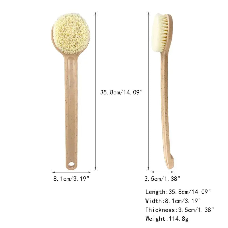 Japanese-Style Wheat Straw Bath Brush