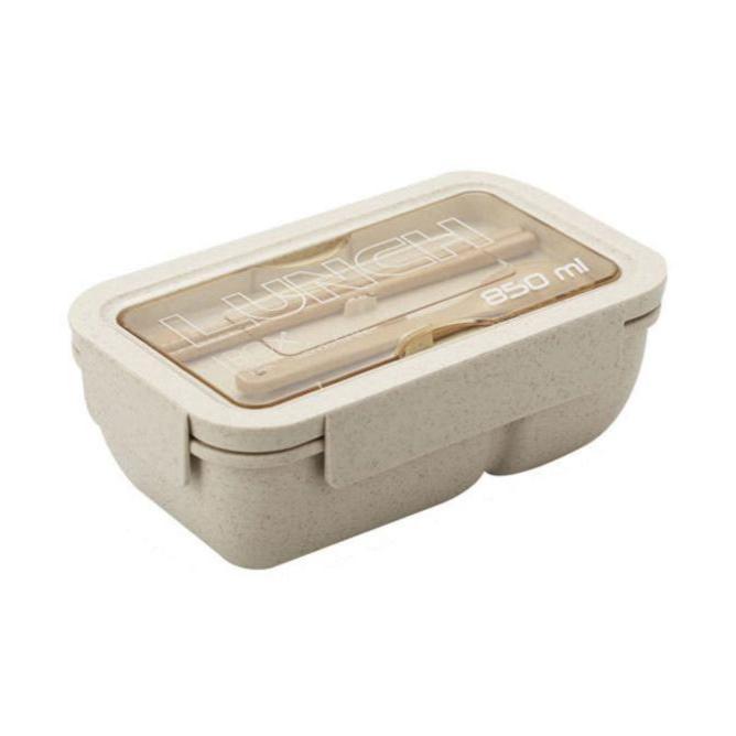 Wheat Straw Bento Box (850ml) & Soup Pot (600ml)