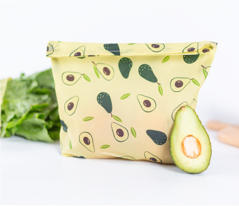 Reusable Beeswax Food Pouch - Multiple Designs & Sizes