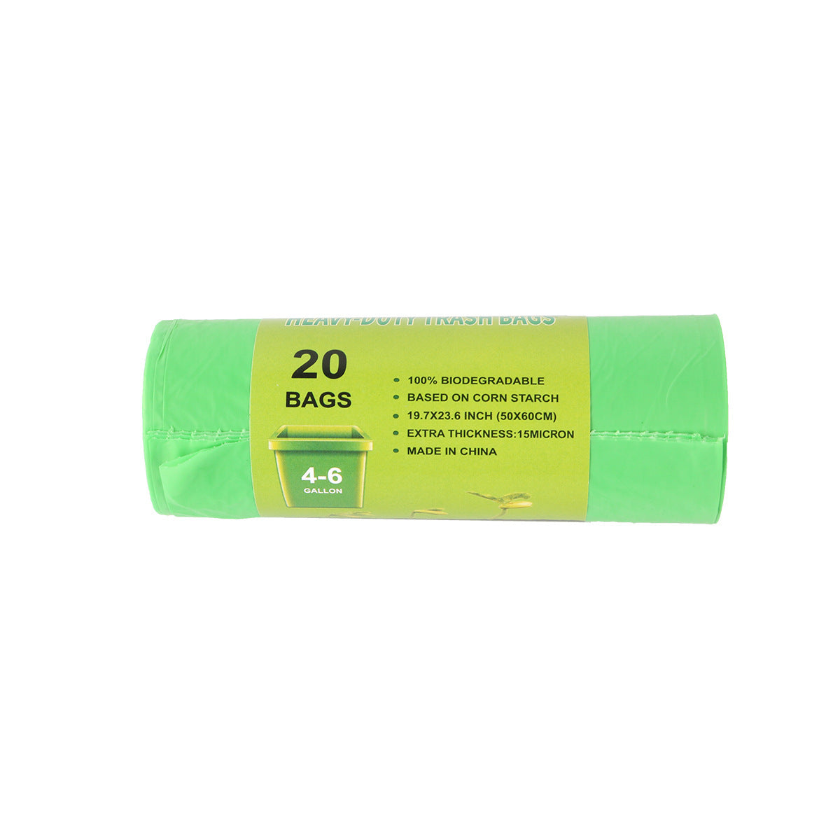 Biodegradable Cornstarch Garbage Bags – Various Sizes