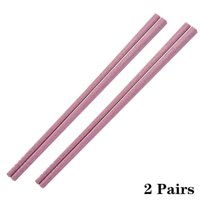 Reusable Wheat Straw Chopsticks – Sets of 1/2/5
