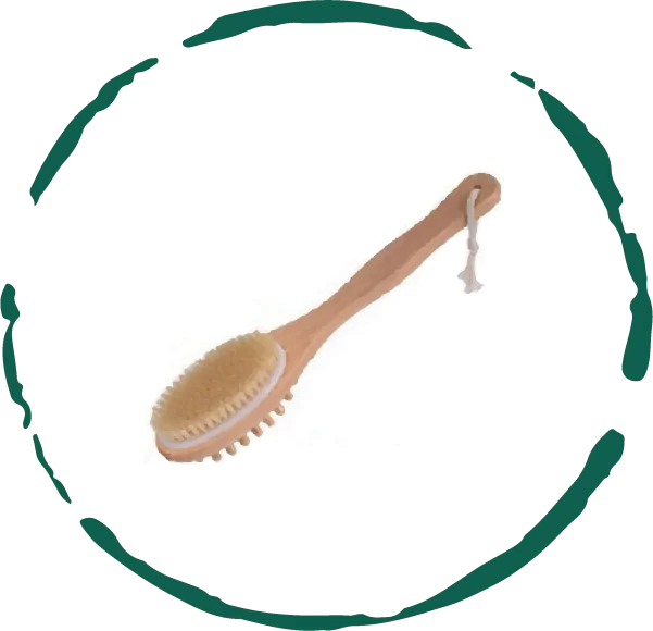 BeNat Eco-Friendly Bath & Body Massage Brush with Natural Boar Bristles