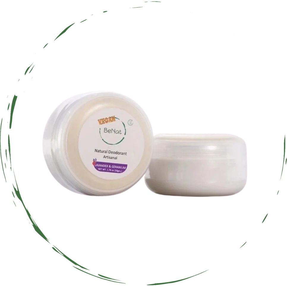BeNat Vegan Deodorant Cream Lavender and Geranium