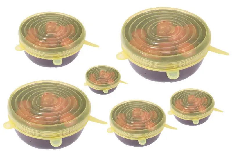 Reusable Silicone Lids - Set of 6