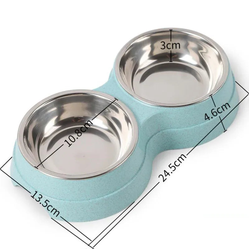 Wheat Straw Small Pet Bowl – Eco-Friendly, Durable, and Cute