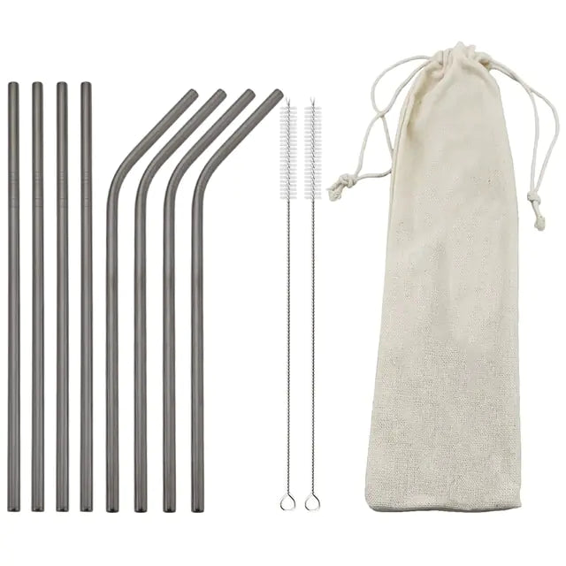Reusable Stainless Steel Straw Sets