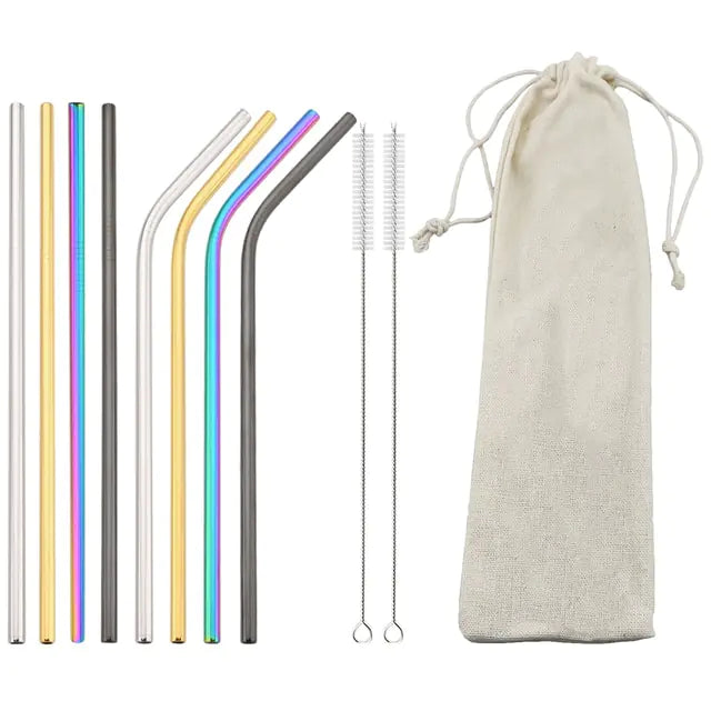 Reusable Stainless Steel Straw Sets