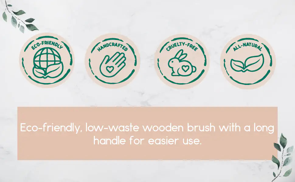 BeNat Bath & Body Brush selling points