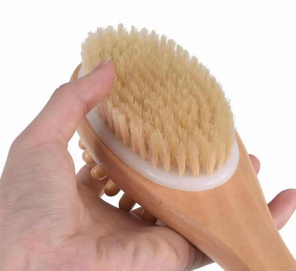 BeNat Bath & Body Massage Brush close up