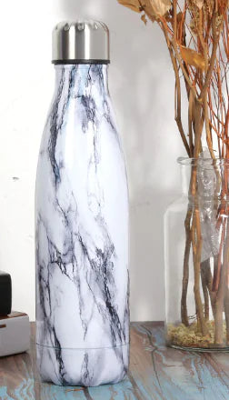Stainless Steel Insulated Bottle - Keeps Drinks Hot or Cold