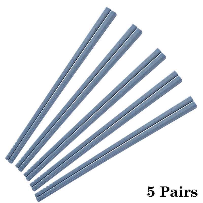 Reusable Wheat Straw Chopsticks – Sets of 1/2/5