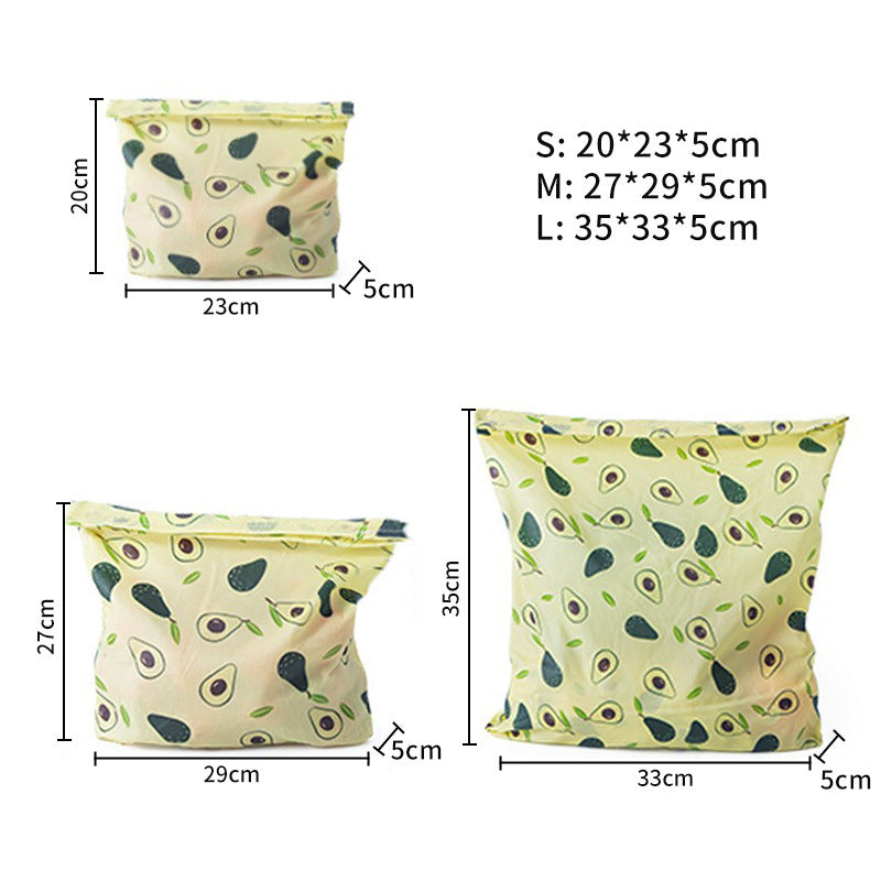 Reusable Beeswax Food Pouch - Multiple Designs & Sizes
