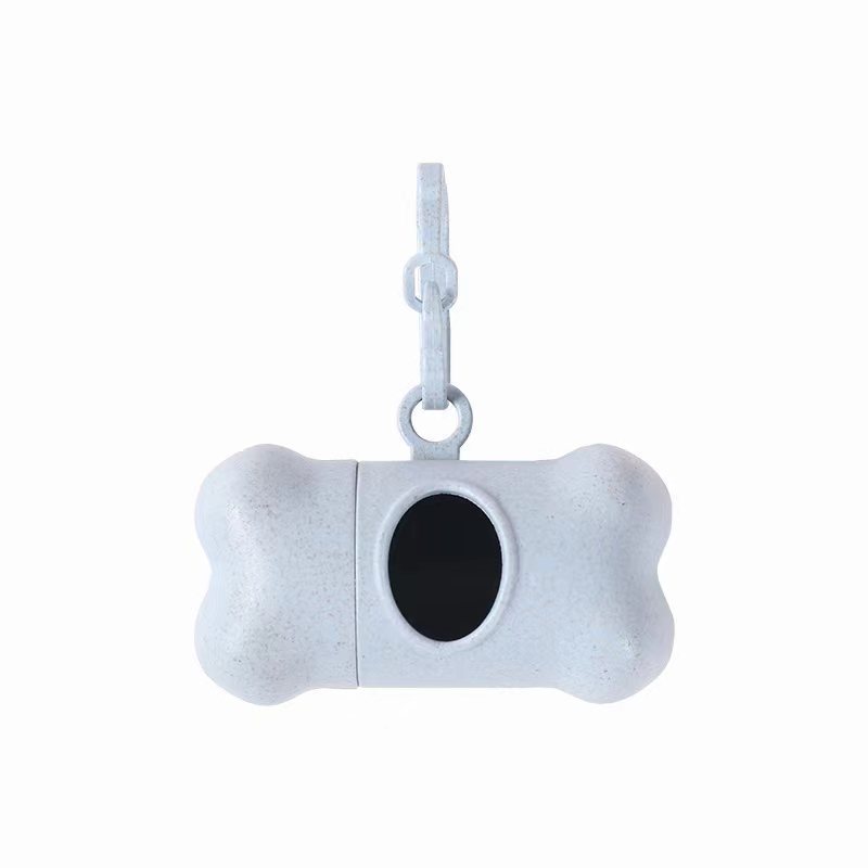 Wheat Straw Pet Waste Bag Dispenser - Bone Shaped