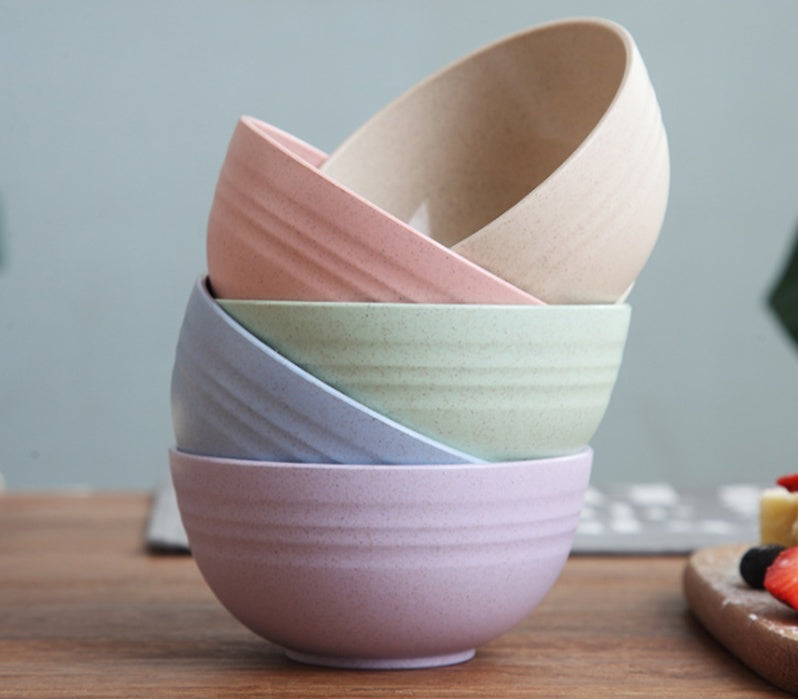 Wheat Straw Bowls Set