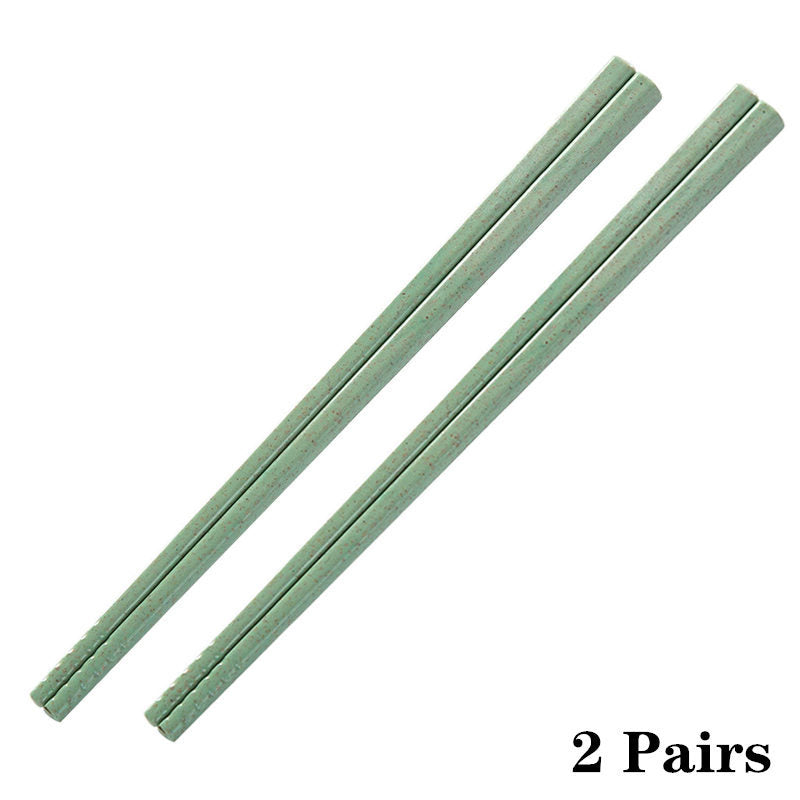 Reusable Wheat Straw Chopsticks – Sets of 1/2/5