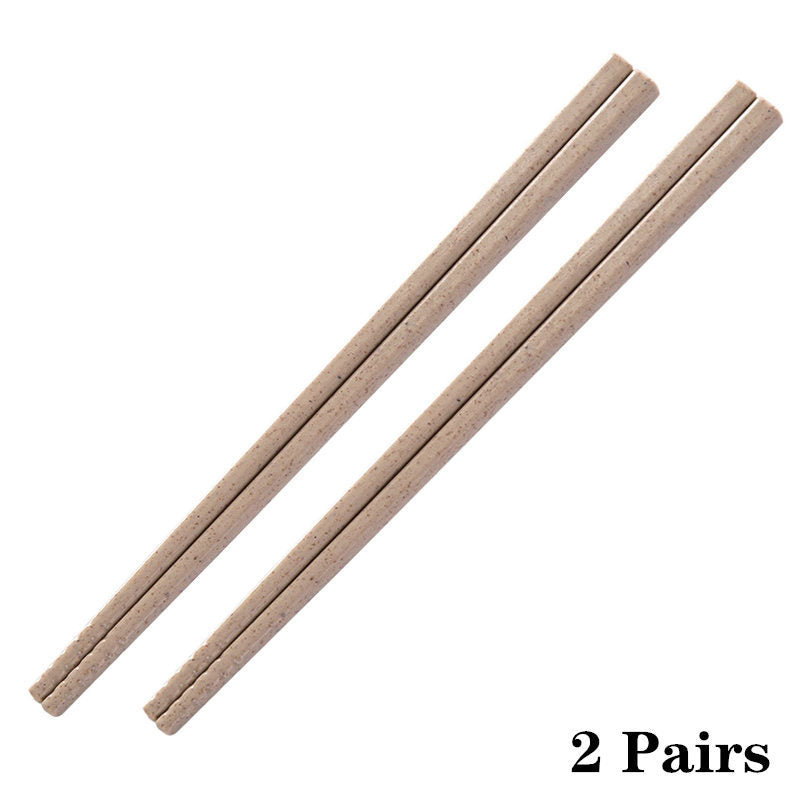 Reusable Wheat Straw Chopsticks – Sets of 1/2/5
