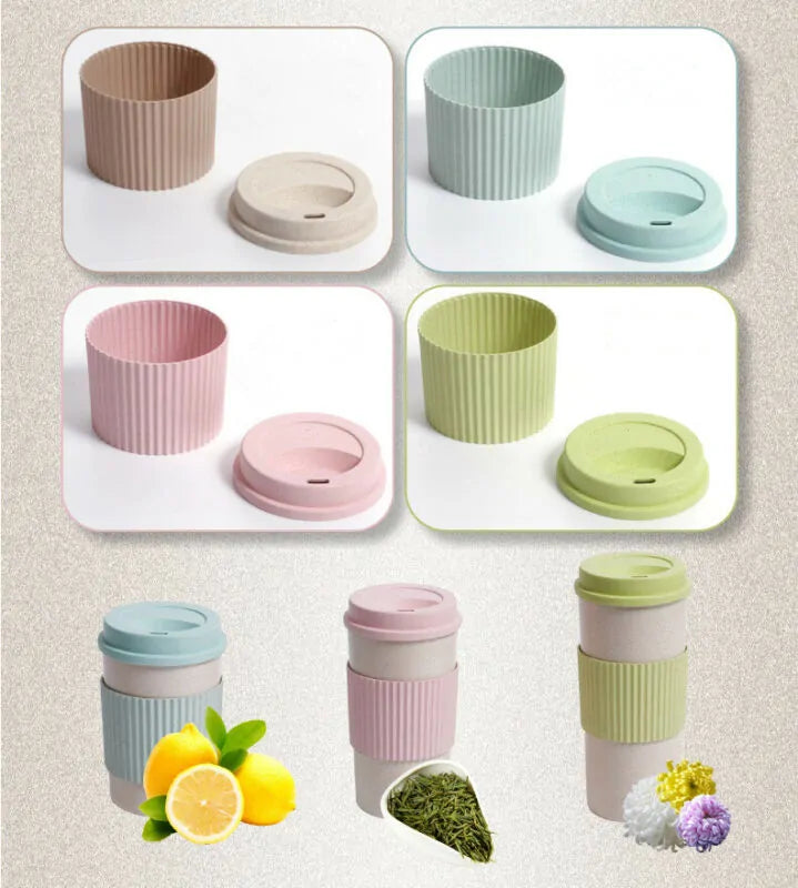 Wheat Straw Travel Mug – 350ml, 450ml, 550ml