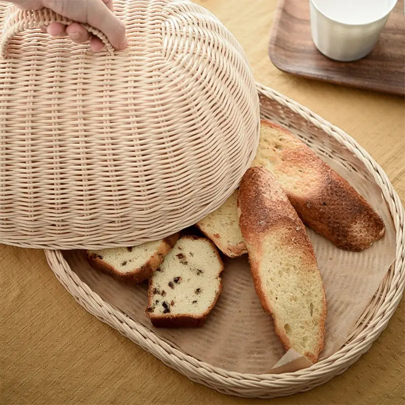 Rattan Handwoven Bread Basket