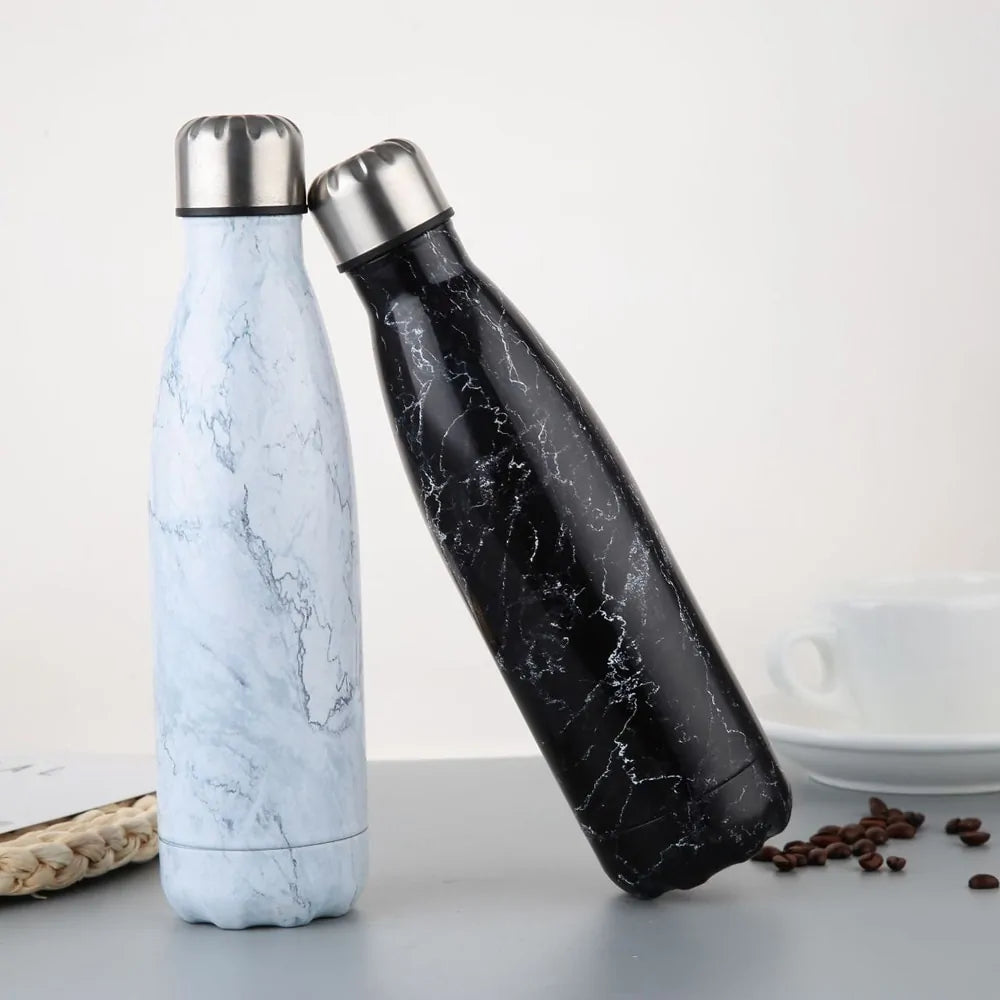 Stainless Steel Insulated Bottle - Keeps Drinks Hot or Cold