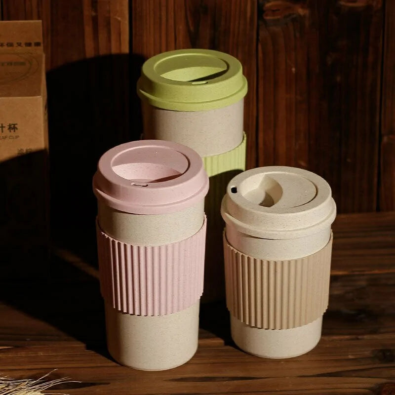 Wheat Straw Travel Mug – 350ml, 450ml, 550ml