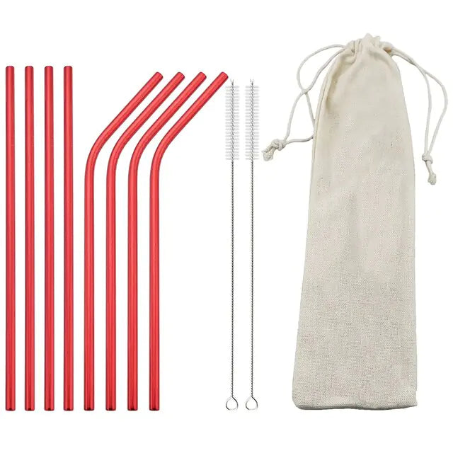 Reusable Stainless Steel Straw Sets