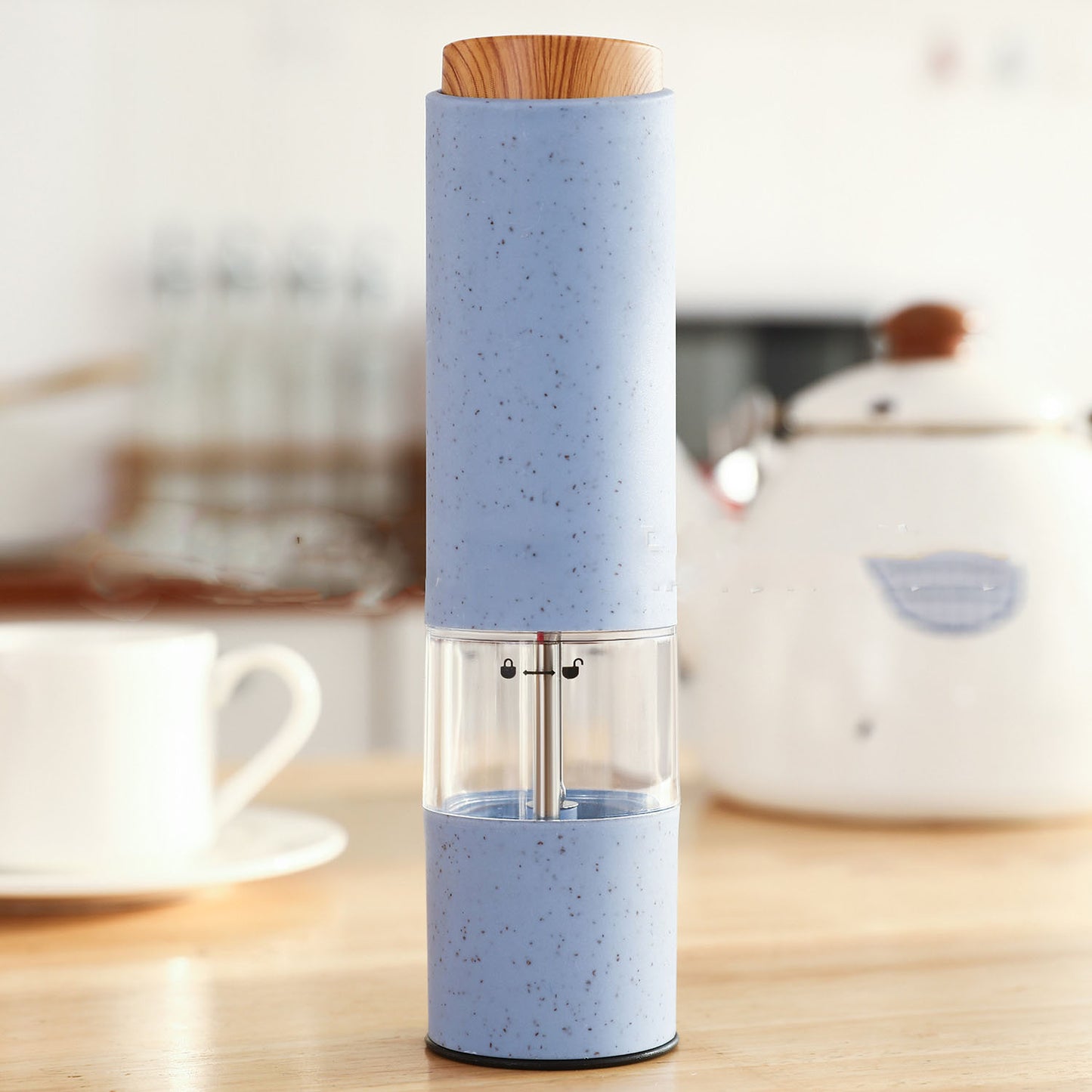 Wheat Straw Electric Salt and Pepper Grinders