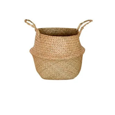 Bamboo Wicker Basket - Handmade Natural Storage