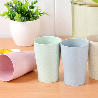 Wheat Straw 4-Piece Drinking Cups – 13.5 oz