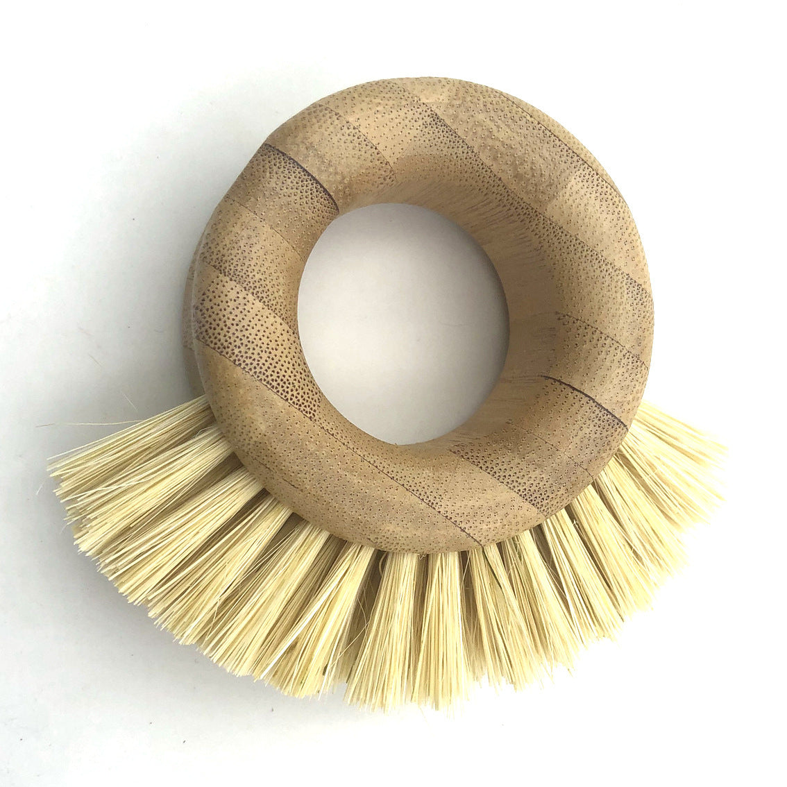 Scrubbing Bamboo Dish Brush with Sisal Bristles