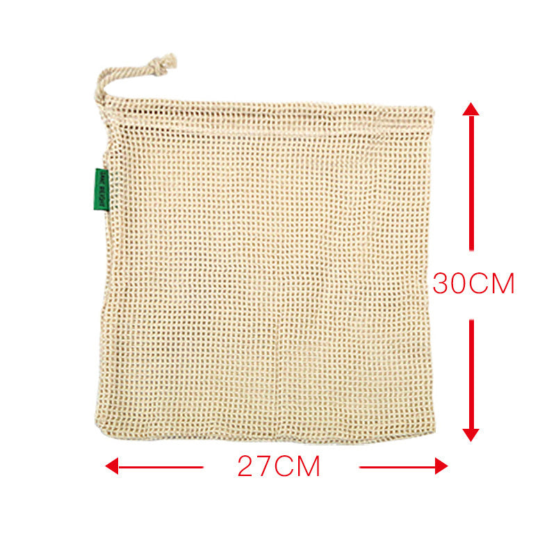 Reusable Cotton Drawstring Shopping Bags