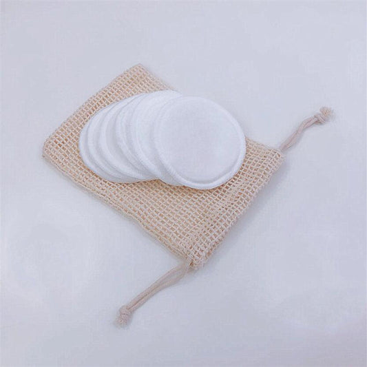 Reusable Bamboo Fiber Makeup Remover Pads  - 12 Pack