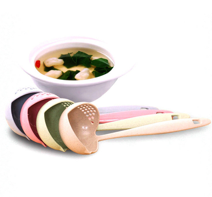 Wheat Straw Dual-Purpose Soup Ladle