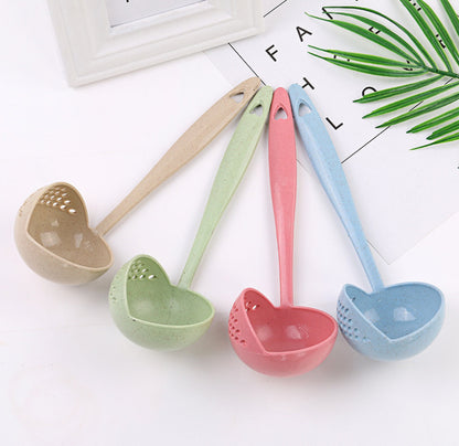 Wheat Straw Dual-Purpose Soup Ladle