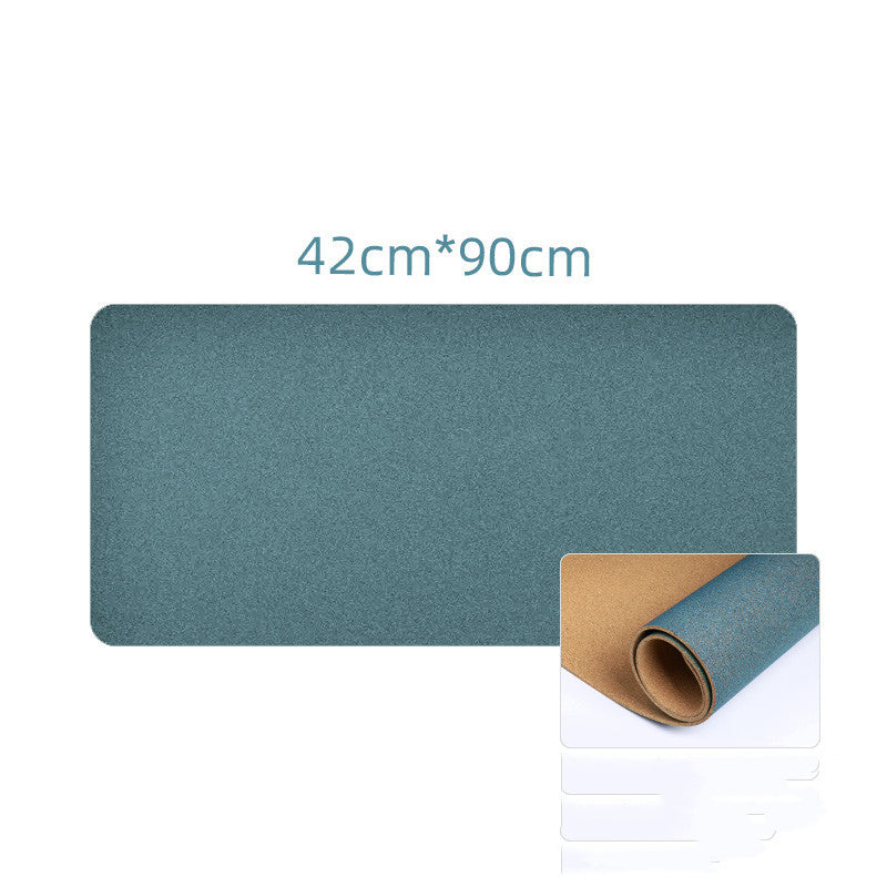 Large Cork Mouse Pad - Anti-Slip & Waterproof Desk Mat