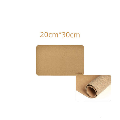 Large Cork Mouse Pad - Anti-Slip & Waterproof Desk Mat