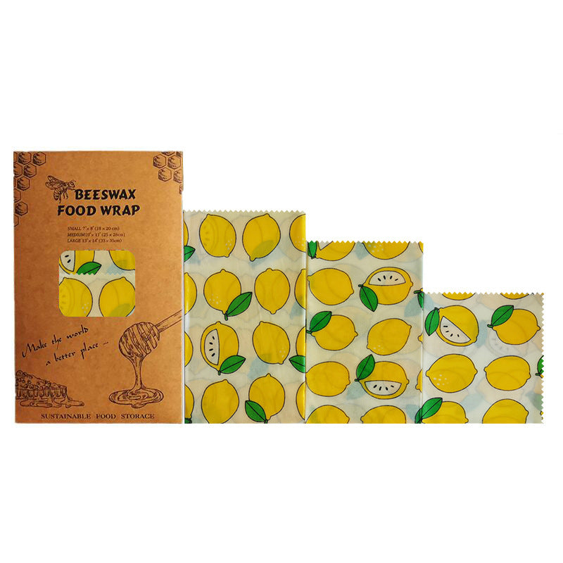 Beeswax Food Wraps – 3-Pack, 4-Pack & DIY Roll